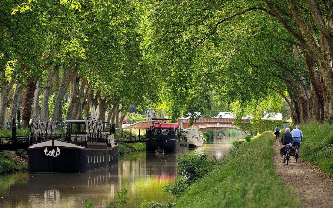 Evasion Depaysante Canal Du Midi* Jardin &Terrasse 卡斯泰尔诺达里 外观 照片